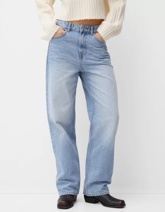 Straight fit wide-leg jeans Straight fit wide-leg jeans