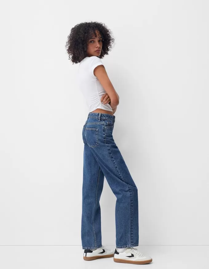 Straight fit wide-leg jeans Straight fit wide-leg jeans