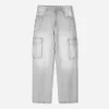 Straight-leg cargo jeans Straight-leg cargo jeans