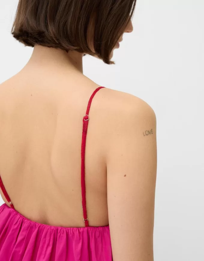 Strappy balloon mini dress Strappy balloon mini dress