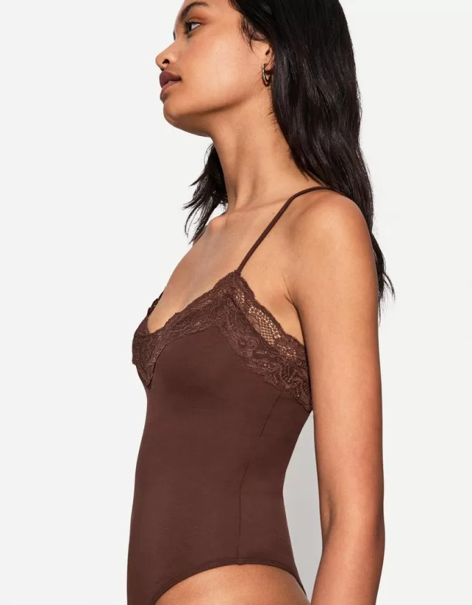 Strappy blonde lace bodysuit Strappy blonde lace bodysuit