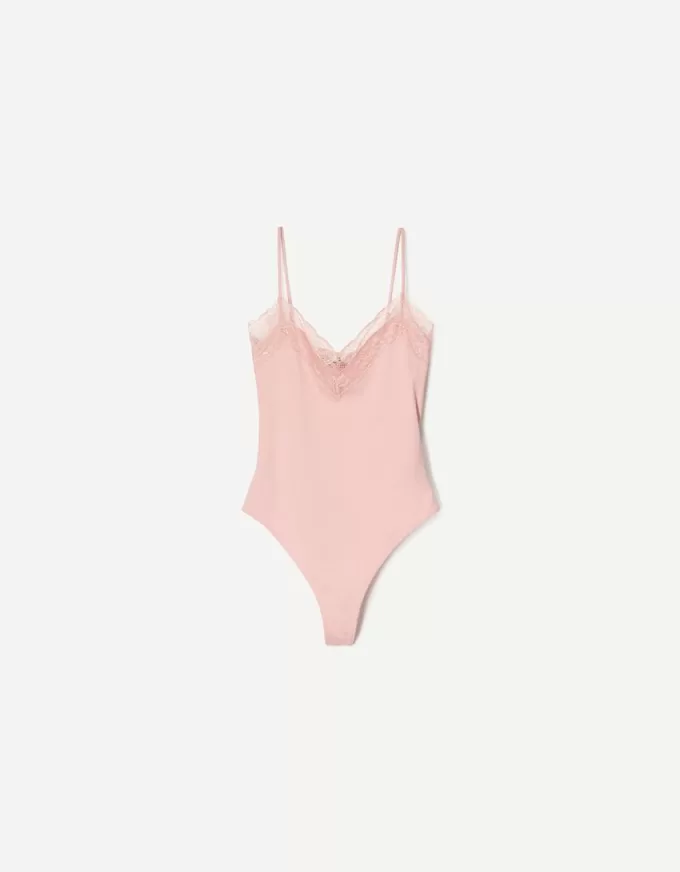 Strappy blonde lace bodysuit Strappy blonde lace bodysuit