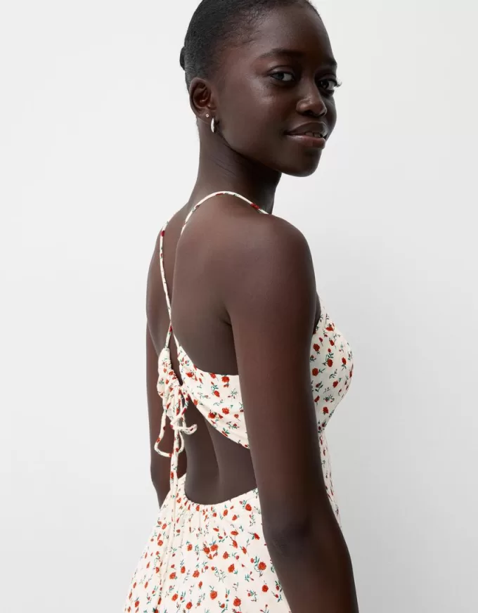 Strappy crepe maxi dress Strappy crepe maxi dress