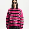 Striped boxy fit sweater Striped boxy fit sweater