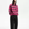 Striped boxy fit sweater Striped boxy fit sweater