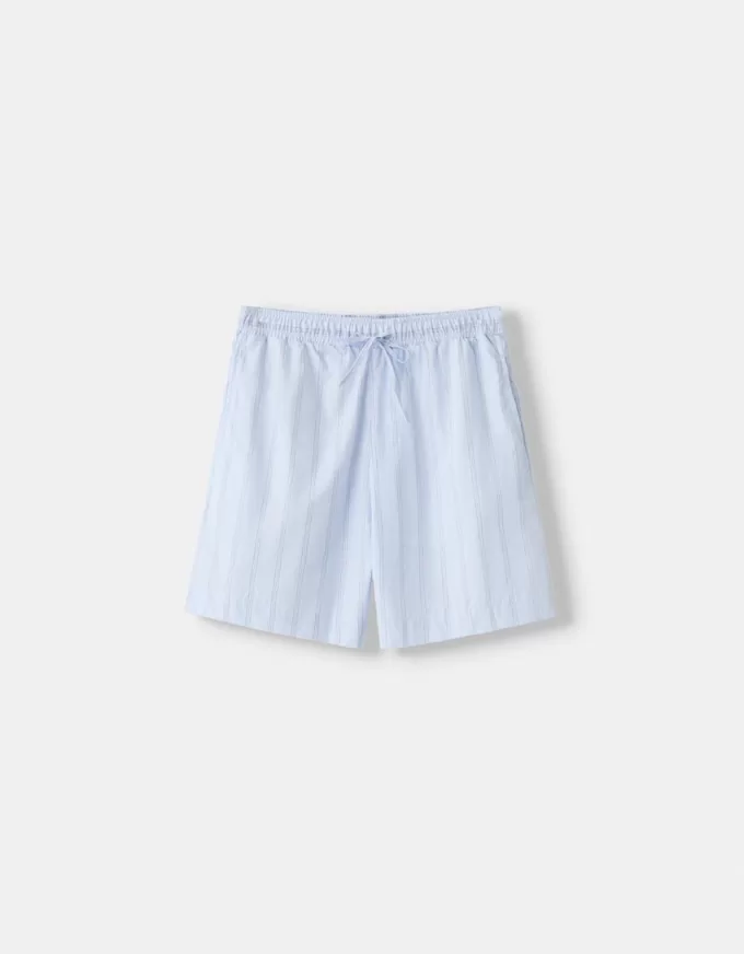 Striped jogger Bermuda shorts Striped jogger Bermuda shorts