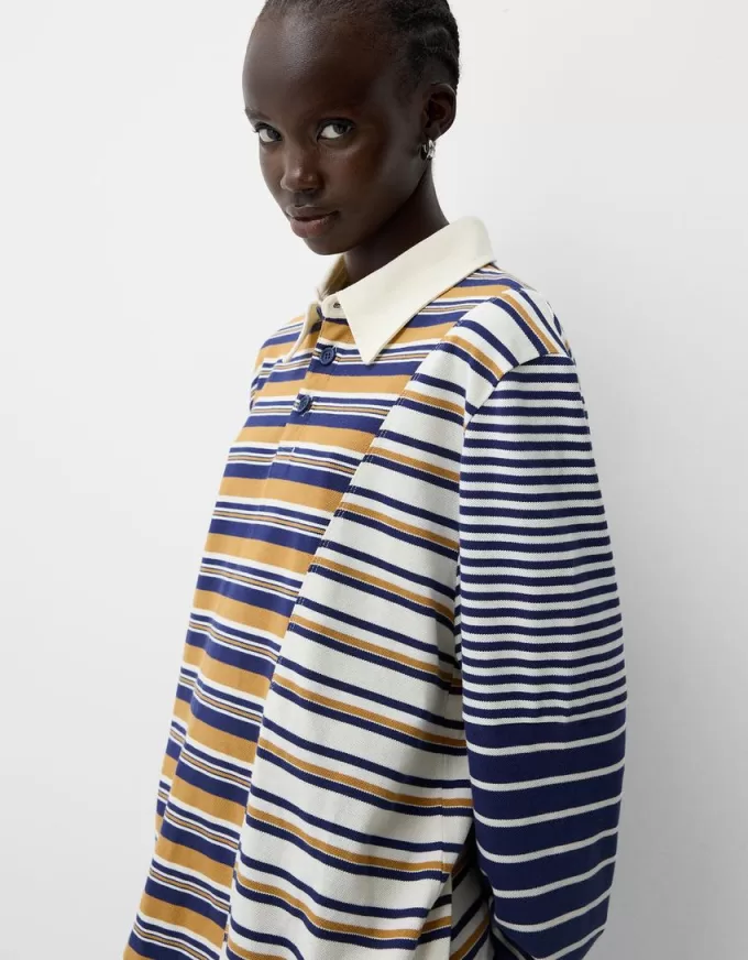 Striped long sleeve polo shirt Striped long sleeve polo shirt