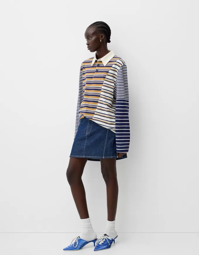 Striped long sleeve polo shirt Striped long sleeve polo shirt