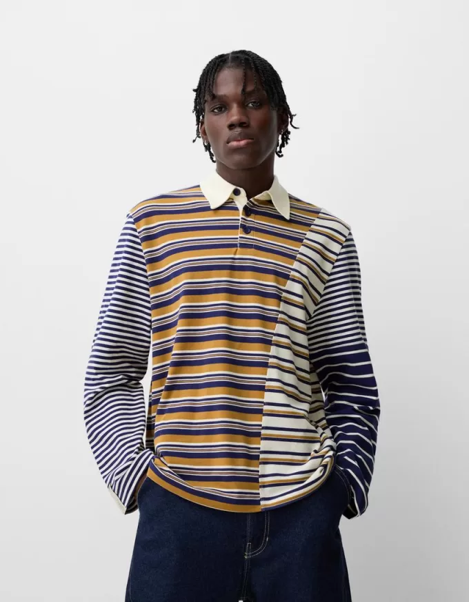 Striped long sleeve polo shirt Striped long sleeve polo shirt