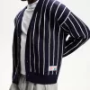 Striped print sporty jacket Striped print sporty jacket