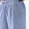 Striped wide-leg creased-effect pants Striped wide-leg creased-effect pants