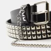 Studded chain belt Studded chain belt