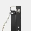 Studded chain belt Studded chain belt