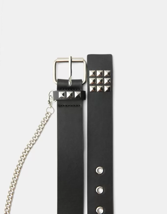 Studded chain belt Studded chain belt