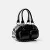 Studded mini bowling bag Studded mini bowling bag