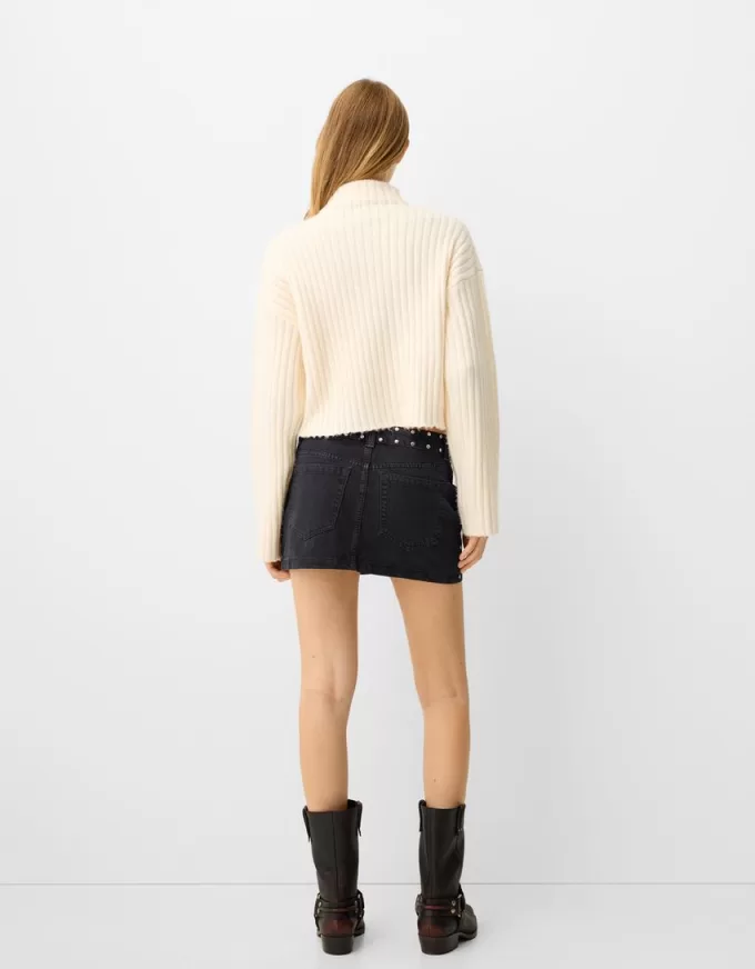 Studded mini skirt Studded mini skirt