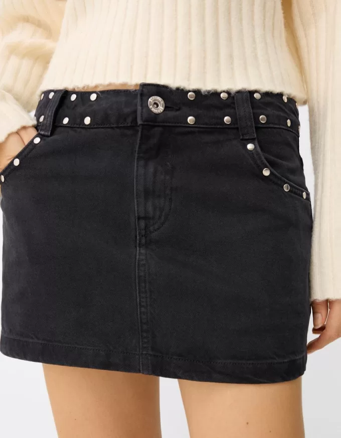 Studded mini skirt Studded mini skirt