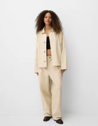 Super baggy creased pants