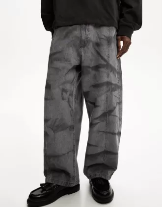 Super baggy faded pants