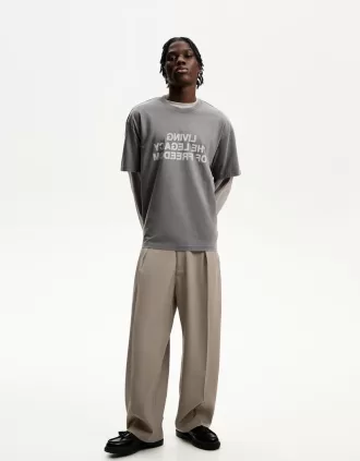 Super baggy tailored pants