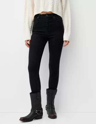 Super high-rise skinny jeans