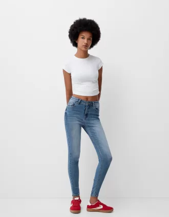 Super high-rise skinny jeans