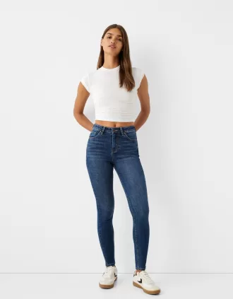 Super high-rise skinny jeans