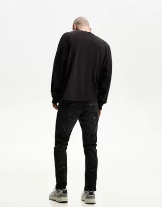 Super skinny ripped jeans