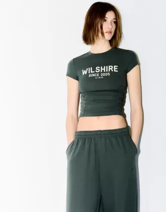 Super wide-leg plush pants