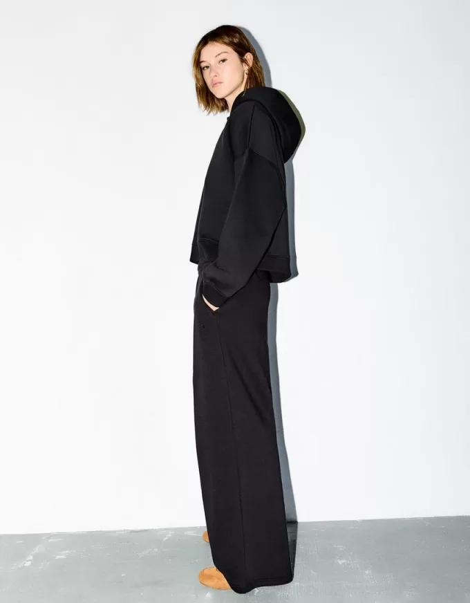 Super wide-leg plush pants Super wide-leg plush pants