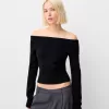 Sweater with a Bardot neckline Sweater with a Bardot neckline