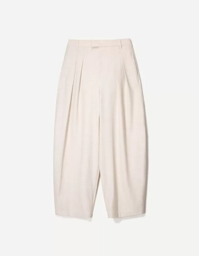 Tailored balloon fit pants