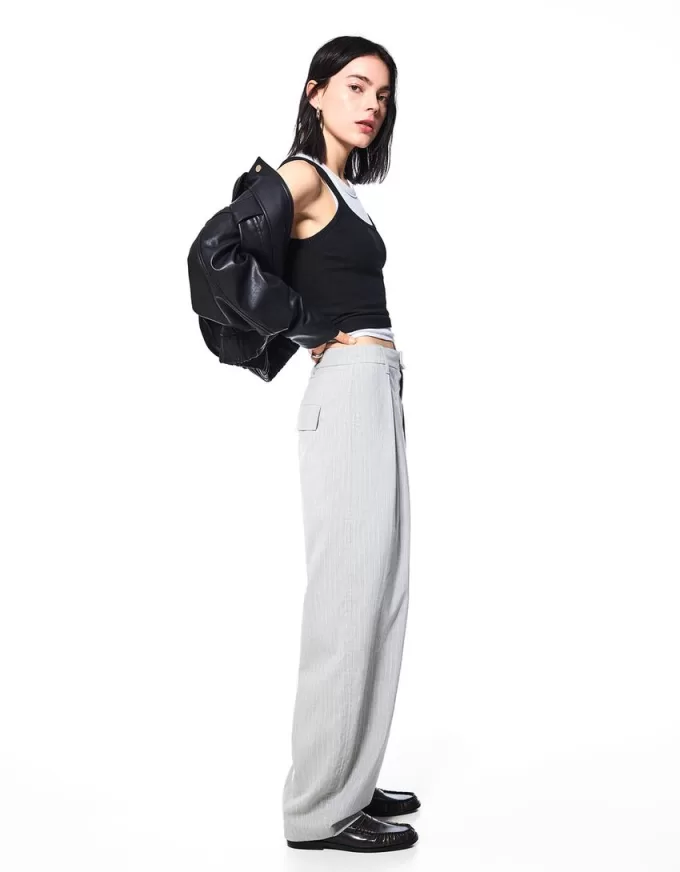 Tailored balloon fit pants