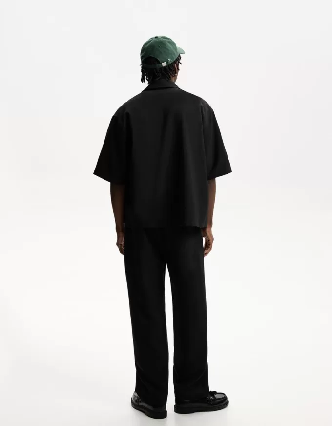 Tailored short sleeve boxy fit shirt Tailored short sleeve boxy fit shirt