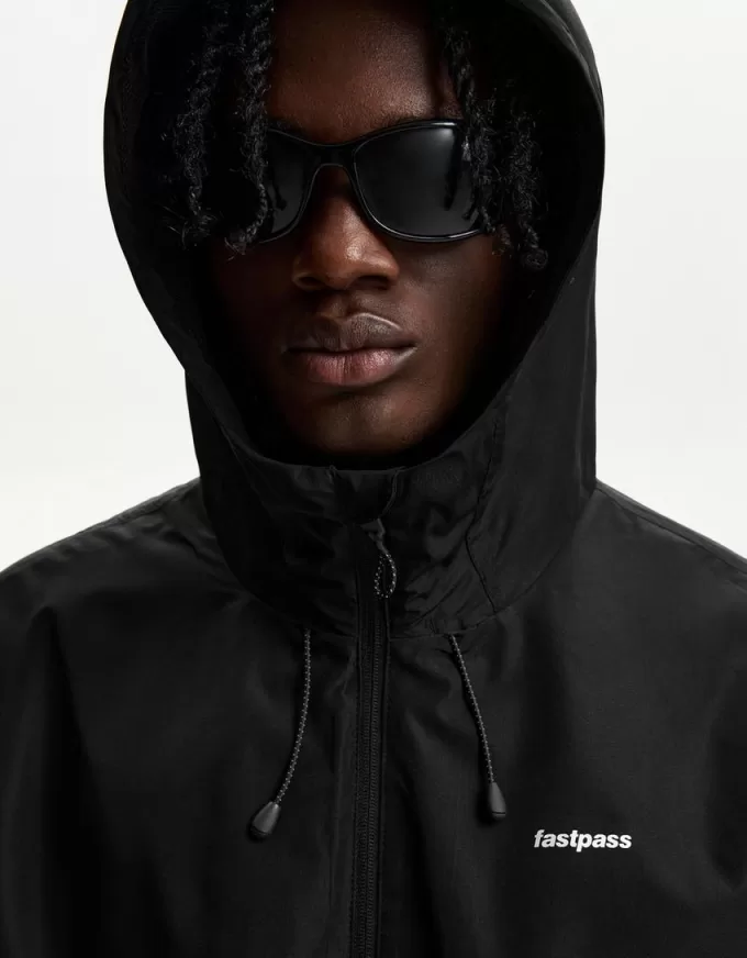 Technical jacket with hood Technical jacket with hood