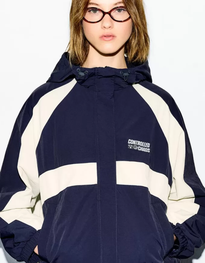 Technical jacket with hood Technical jacket with hood