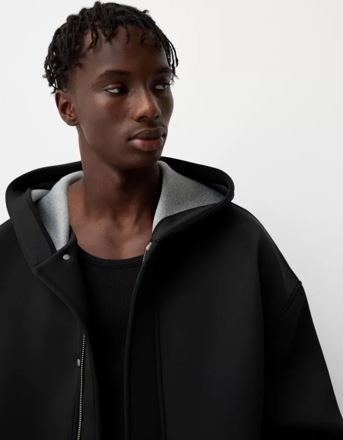 Technical jacket with hood Technical jacket with hood