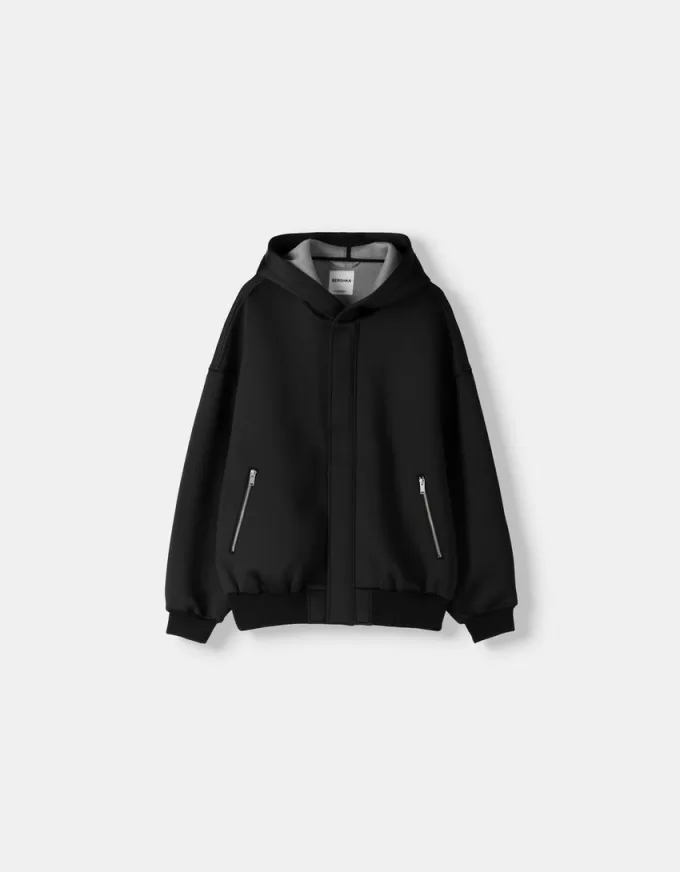 Technical jacket with hood Technical jacket with hood