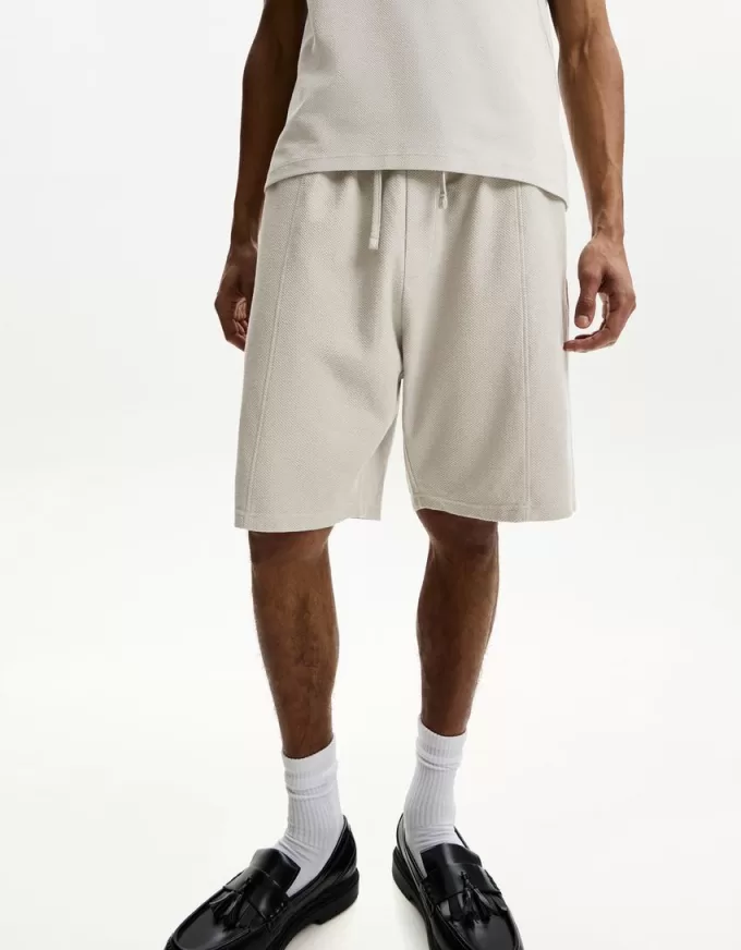 Textured Bermuda shorts Textured Bermuda shorts
