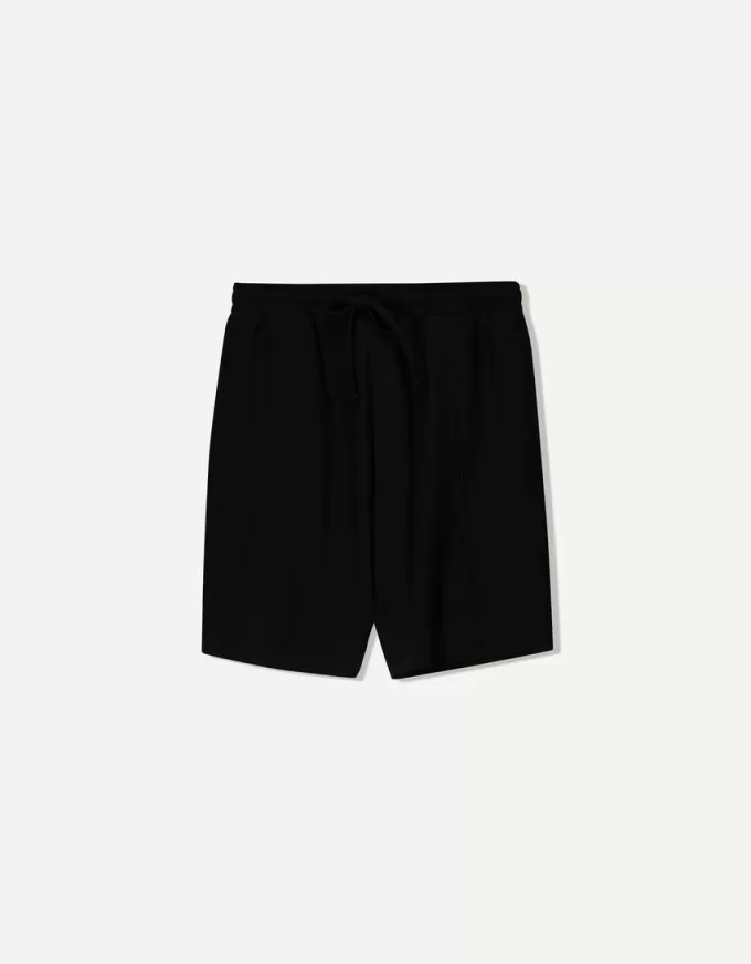 Textured Bermuda shorts Textured Bermuda shorts
