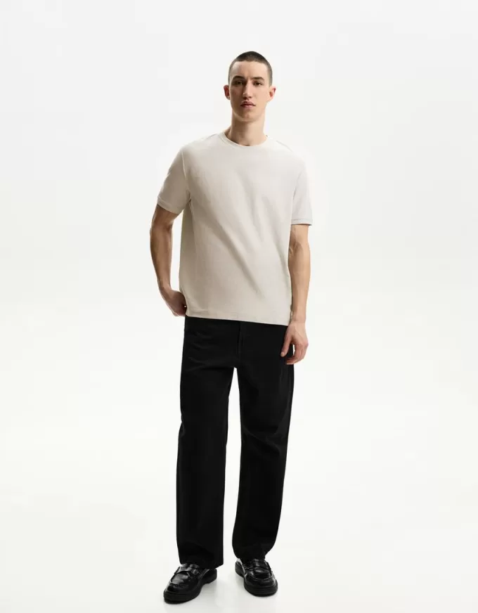 Textured short sleeve T-shirt Textured short sleeve T-shirt