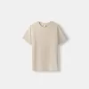 Textured short sleeve T-shirt