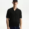 Textured short sleeve polo shirt Textured short sleeve polo shirt