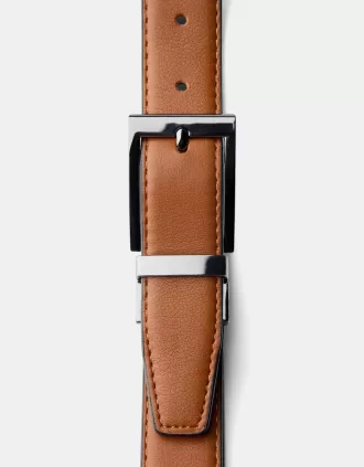Thin reversible belt