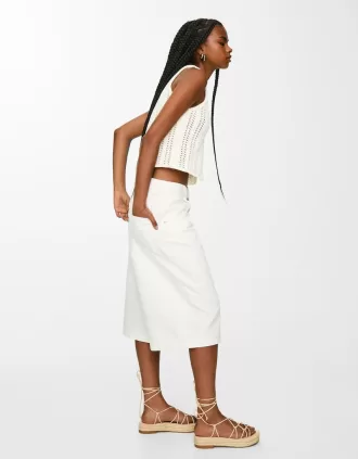 Tied flat jute sandals