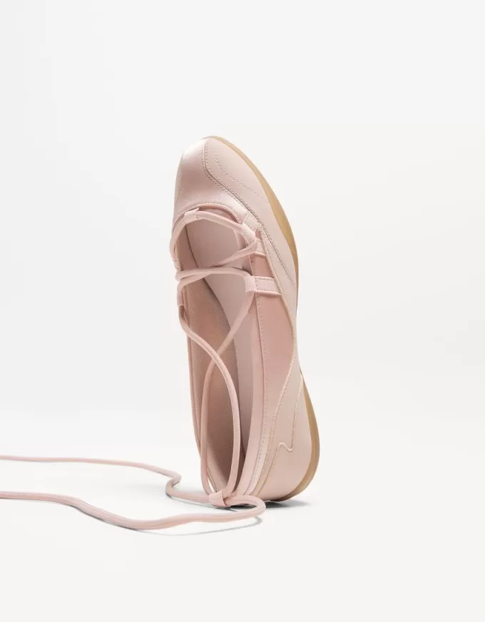 Tied sporty ballerinas Tied sporty ballerinas