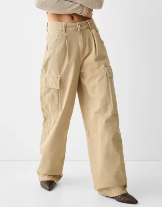 Twill cargo skater pants