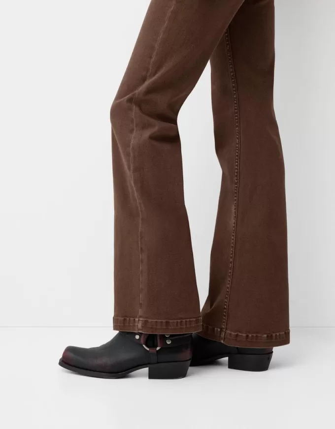 Twill flared pants Twill flared pants