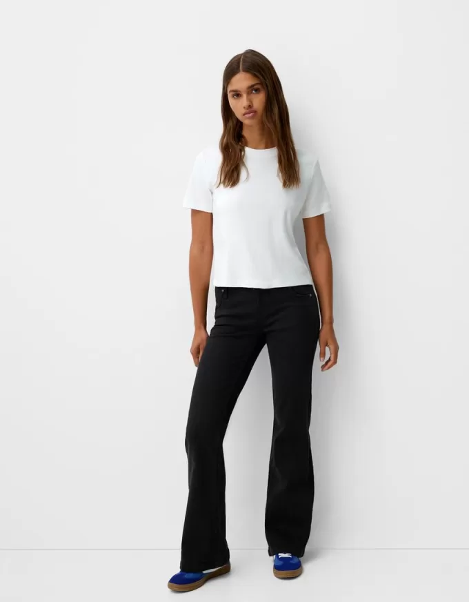 Twill flared pants Twill flared pants