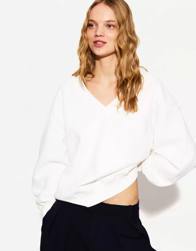 V-neck sweater